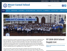 Tablet Screenshot of mountcarmelsaipan.com